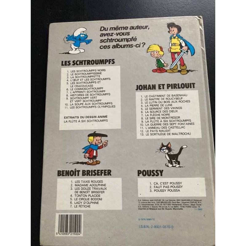 Lot De 2 Mini BD Schtroumpf – Édition Rare – Bon état